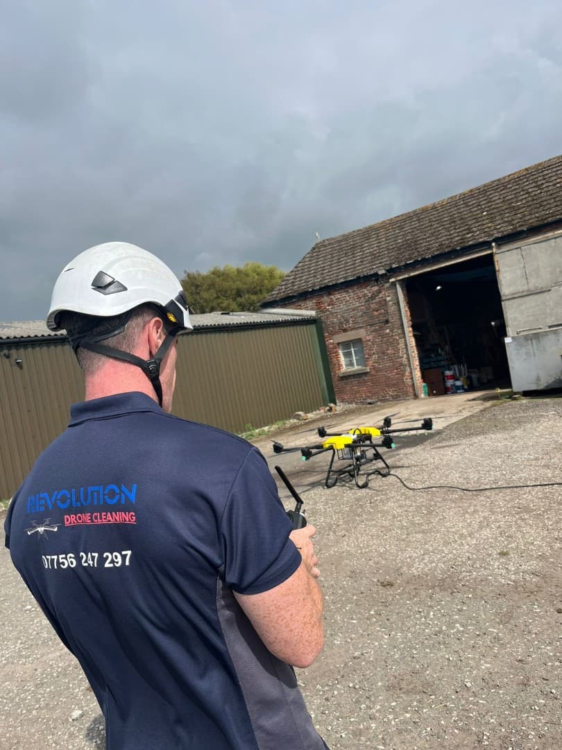 Drone cleaning