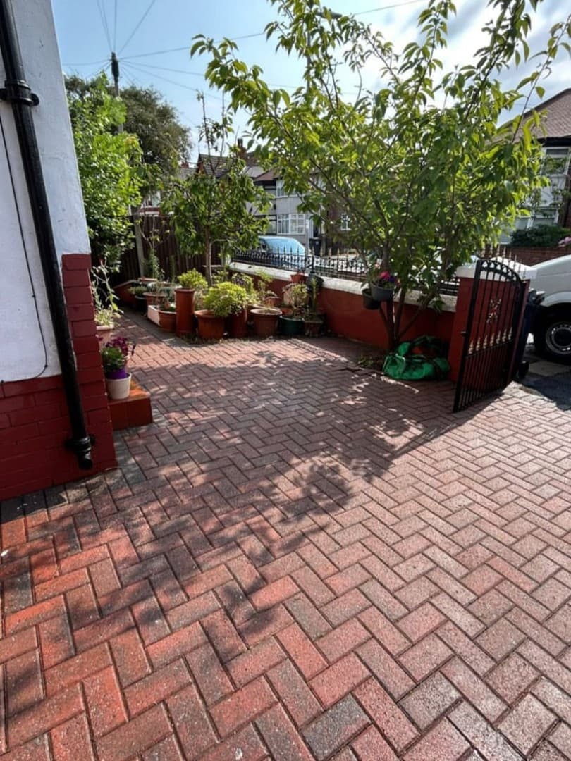 Exterior cleaning result